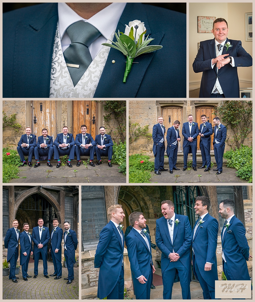 Wentbridge House Wedding Photographer - Groomsmen