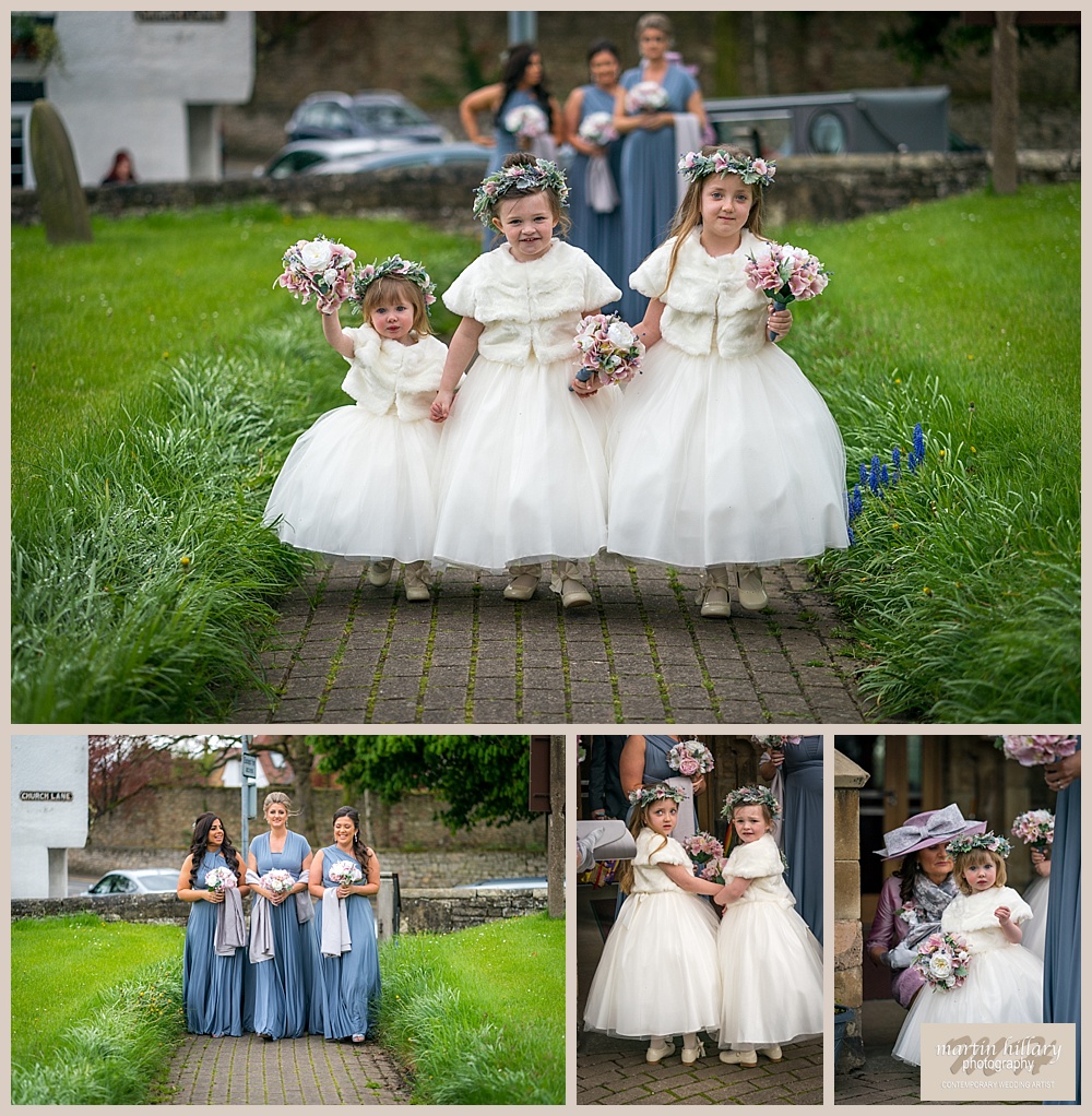 Wentbridge House Wedding Photographer - Flowergirls and Bridesmaids
