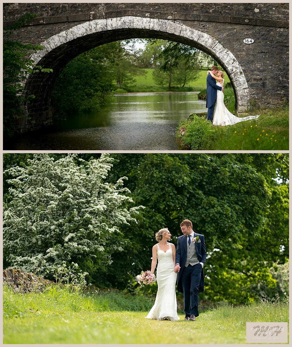 Yorkshire Dales Wedding Photography - Newton Grange Gargrave - Bride and Groom Photography