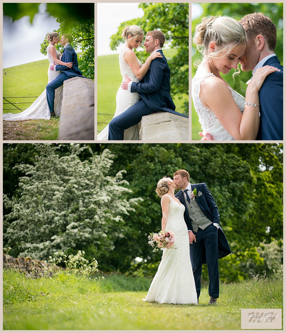 Yorkshire Dales Wedding Photographer - Newton Grange Gargrave - Bride and Groom