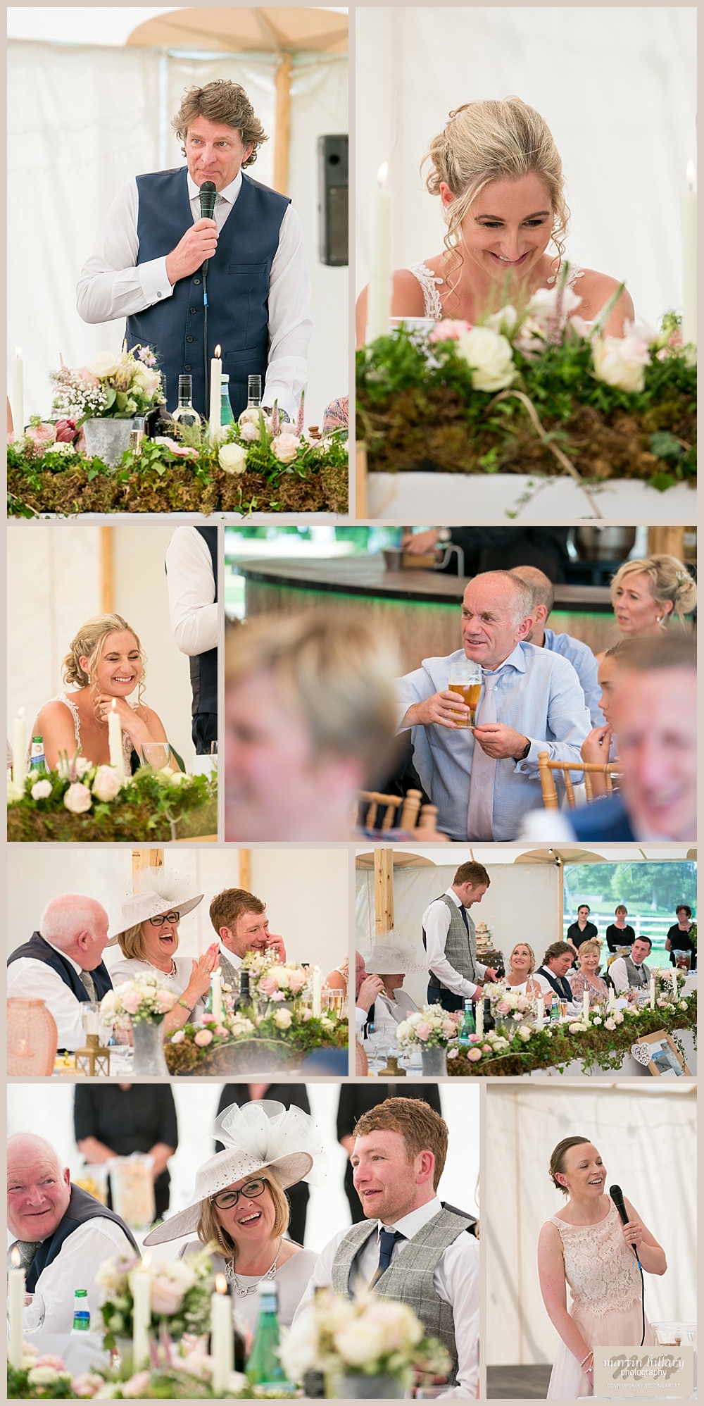 Yorkshire Dales Wedding Photography - Newton Grange Gargrave - Speeches