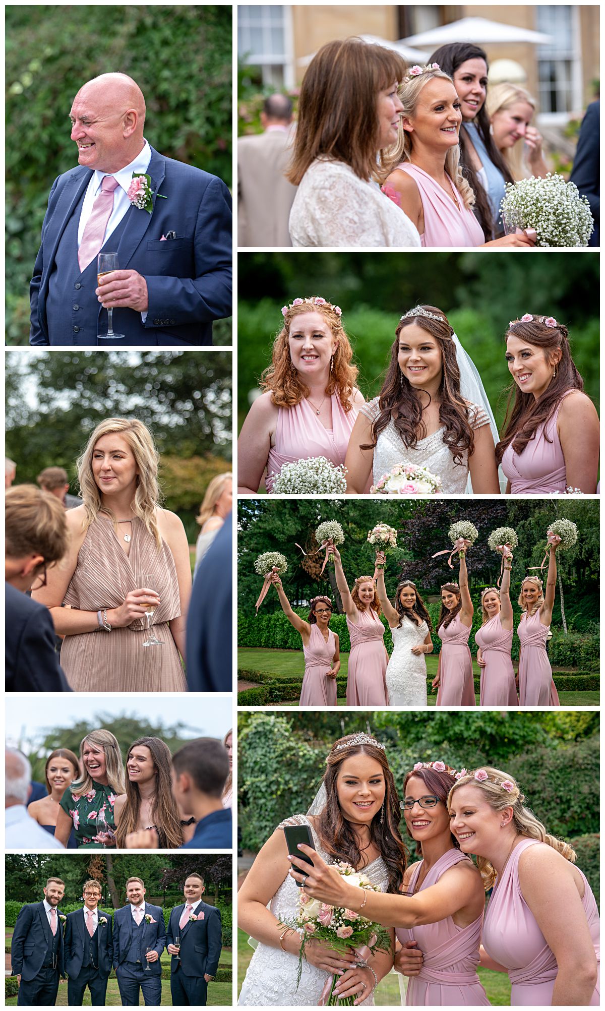 Professional Wedding Photography in Pontefract, Rothwell and Leeds, Oulton Hall